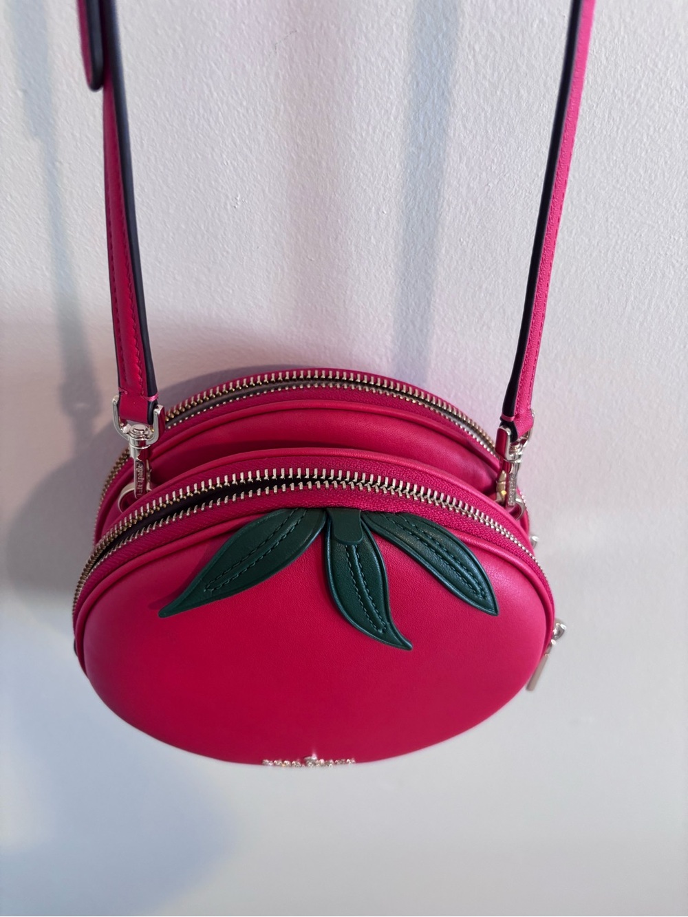 kate spade Double Mangia Red Roma Tomato Bag - Picture 3 of 7